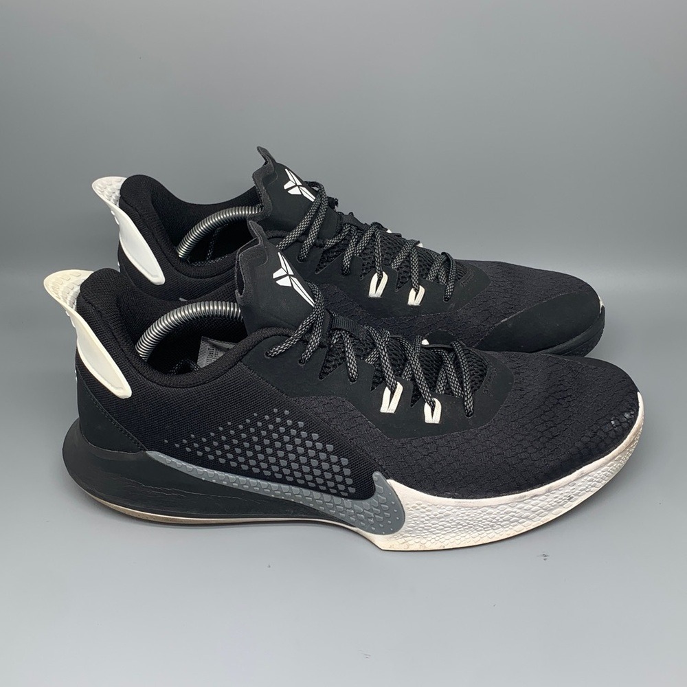 Nike Mamba Fury Black White Basketball Shoes CK2087-001 Men's Sz 13